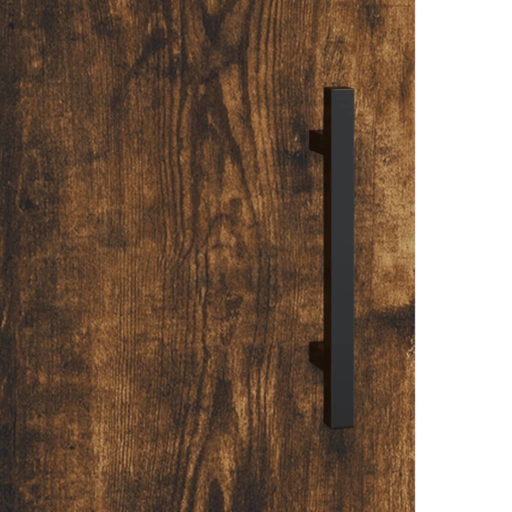 vidaXL Fächerschrank Wandschrank Holzwerkstoff (1-St) Räuchereiche 60x31x60 cm