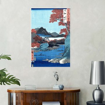 Posterlounge Poster Utagawa Hiroshige, Tatsuta-Fluss, Provinz Yamato, Wohnzimmer Malerei