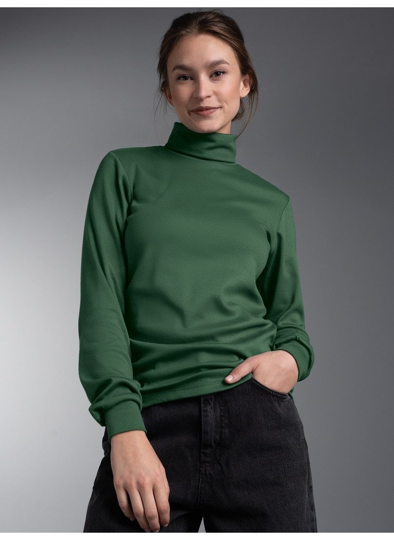 Trigema Rollkragenshirt TRIGEMA Langarm Ski- und Sport-Rollkragenpullover (1-tlg)