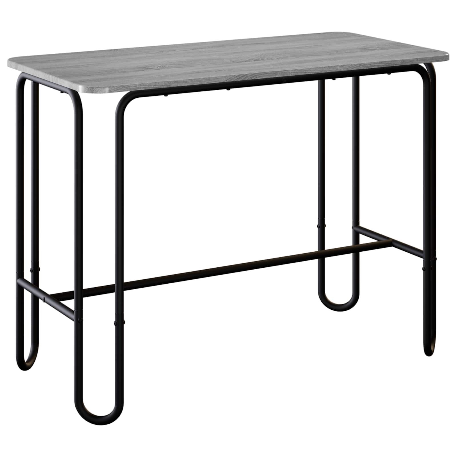 vidaXL Esstisch Esstisch 100 x 50 x 75 cm Holzwerkstoff Grau Sonoma (1-St)