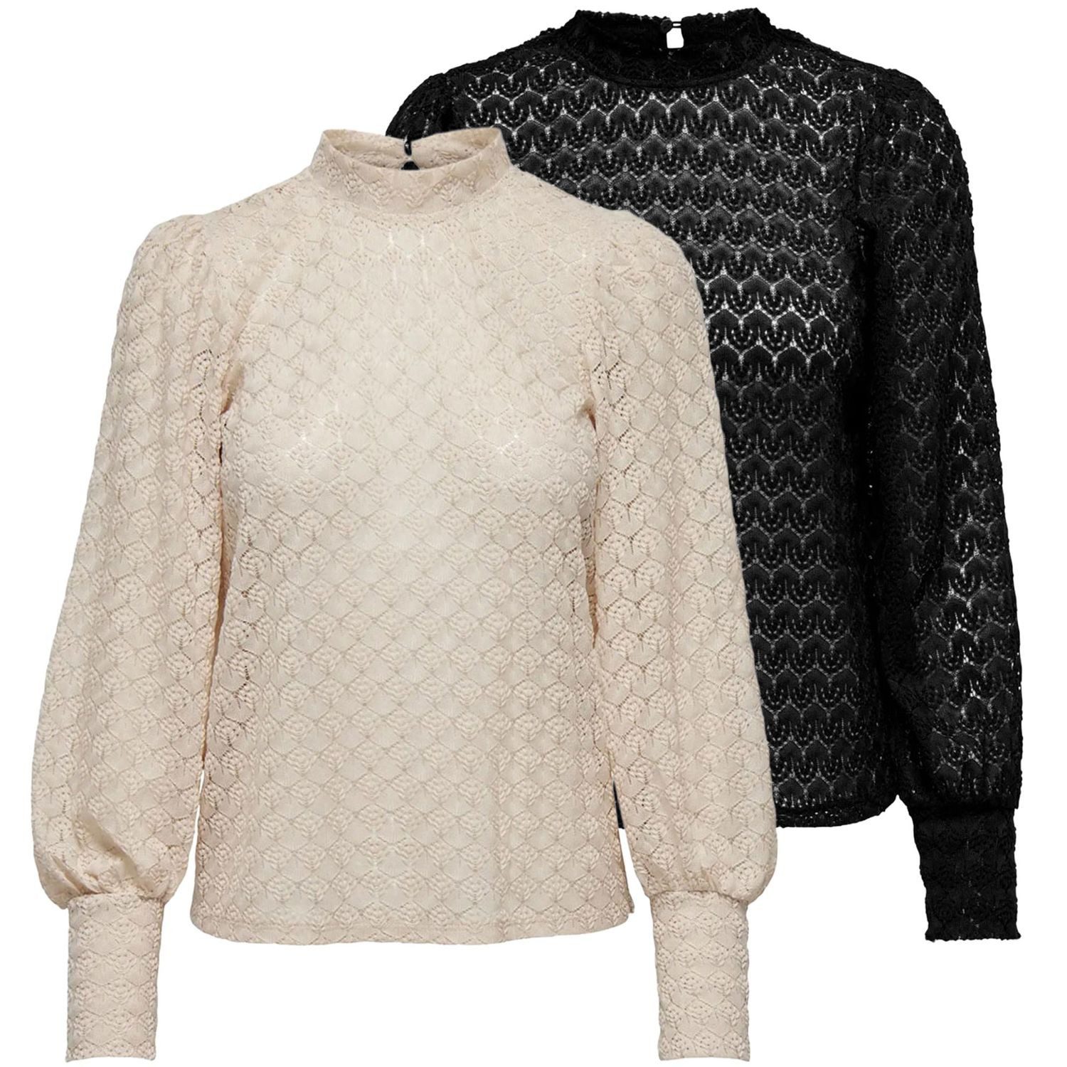 1 x beige / 1 x schwarz