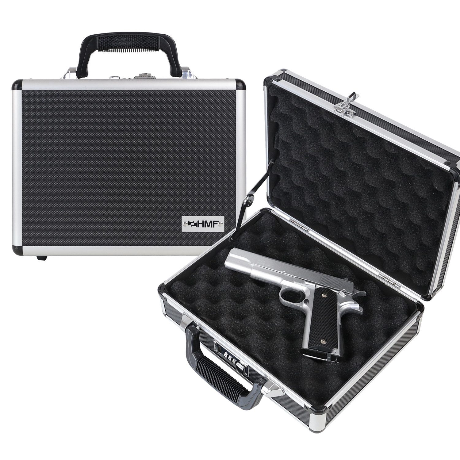 HMF Aufbewahrungsbox Waffenkoffer mit Zahlenschloss, Transportkoffer günstig online kaufen