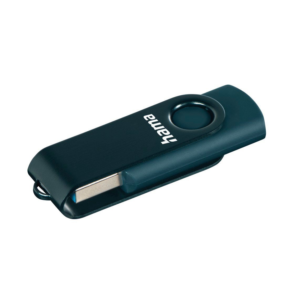 Hama USB-Stick "Rotate", USB 3.0, Petrolblau USB-Stick (Lesegeschwindigkeit 90 MB/s)