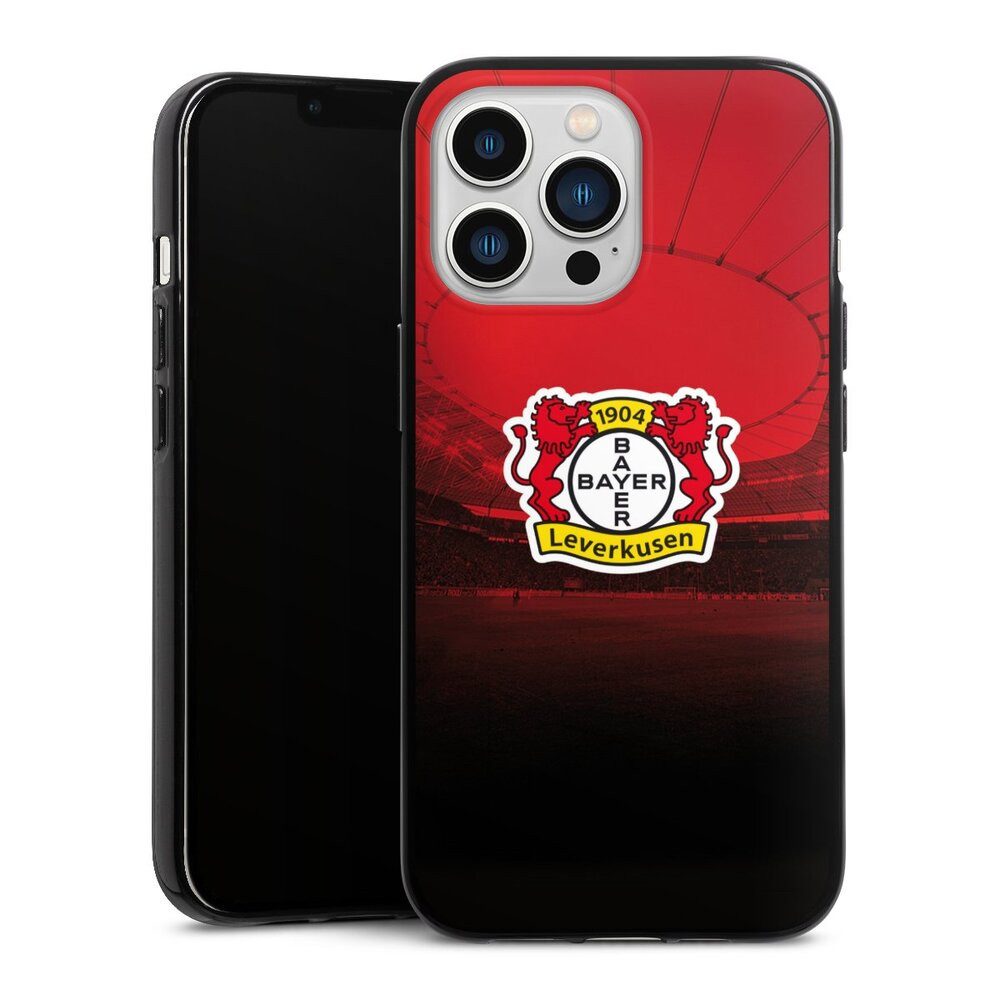 DeinDesign Handyhülle Bayer 04 Leverkusen Fußball Offizielles Lizenzprodukt, Apple iPhone 13 Pro Silikon Hülle Bumper Case Handy Schutzhülle