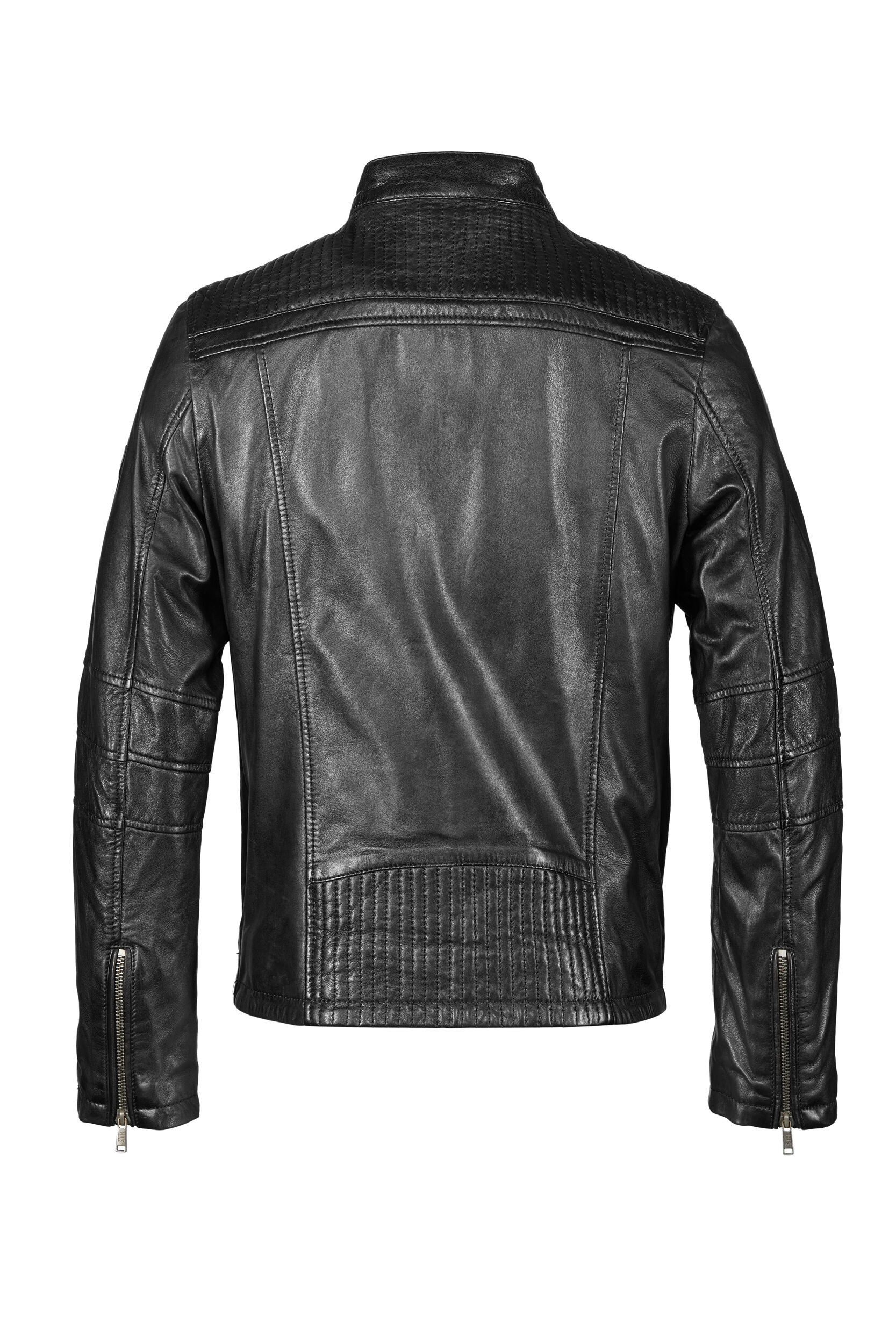 H.I.S Lederjacke (1-St) mit Stehkragen günstig online kaufen