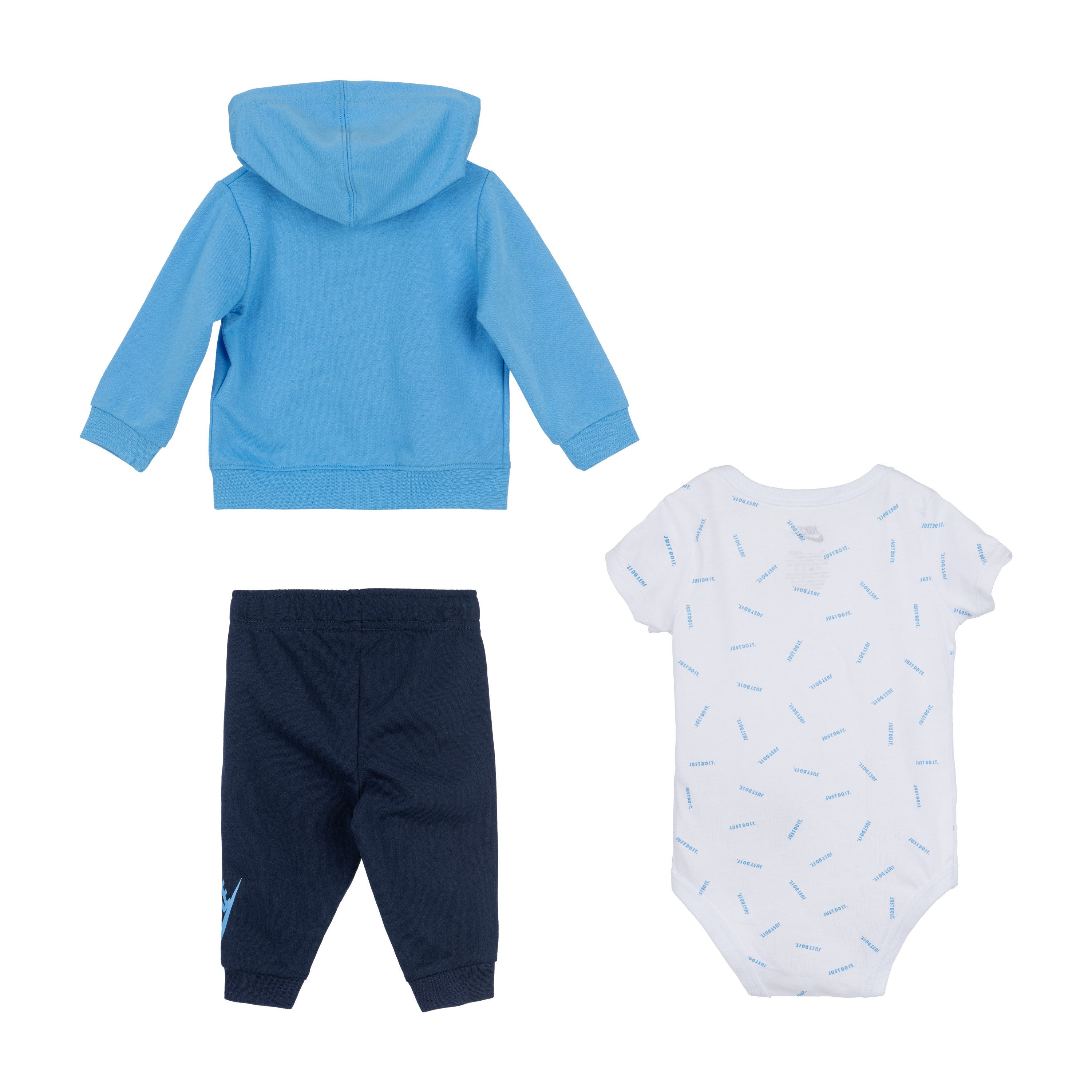 Nike Sportswear Erstausstattungspaket JDI TOSS 3PC FZ PANT SET (Set, 3-tlg) für Babys, auch in großen Größen