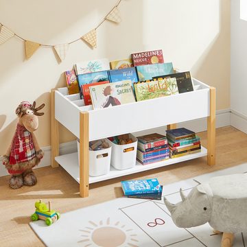 SoBuy Bücherregal KMB35, Kinderregal mit Ablagefächern Aufbewahrungsregal für Kinder