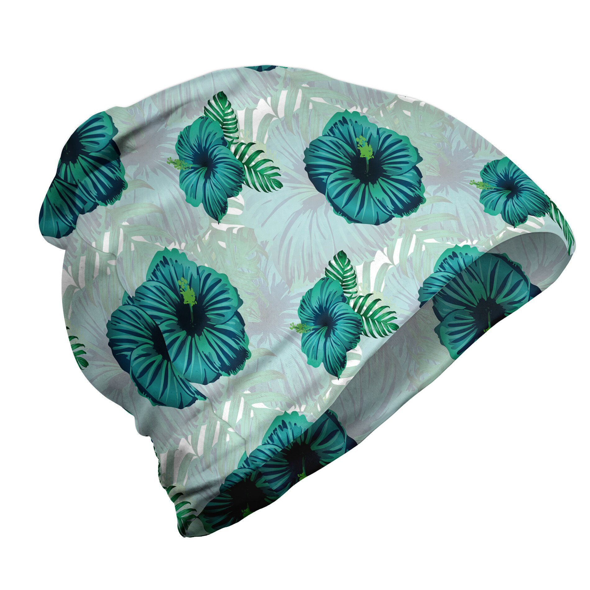 Beanie Abakuhaus Hibiscus Tropisch Freien Jungle Wandern Hawaiian im