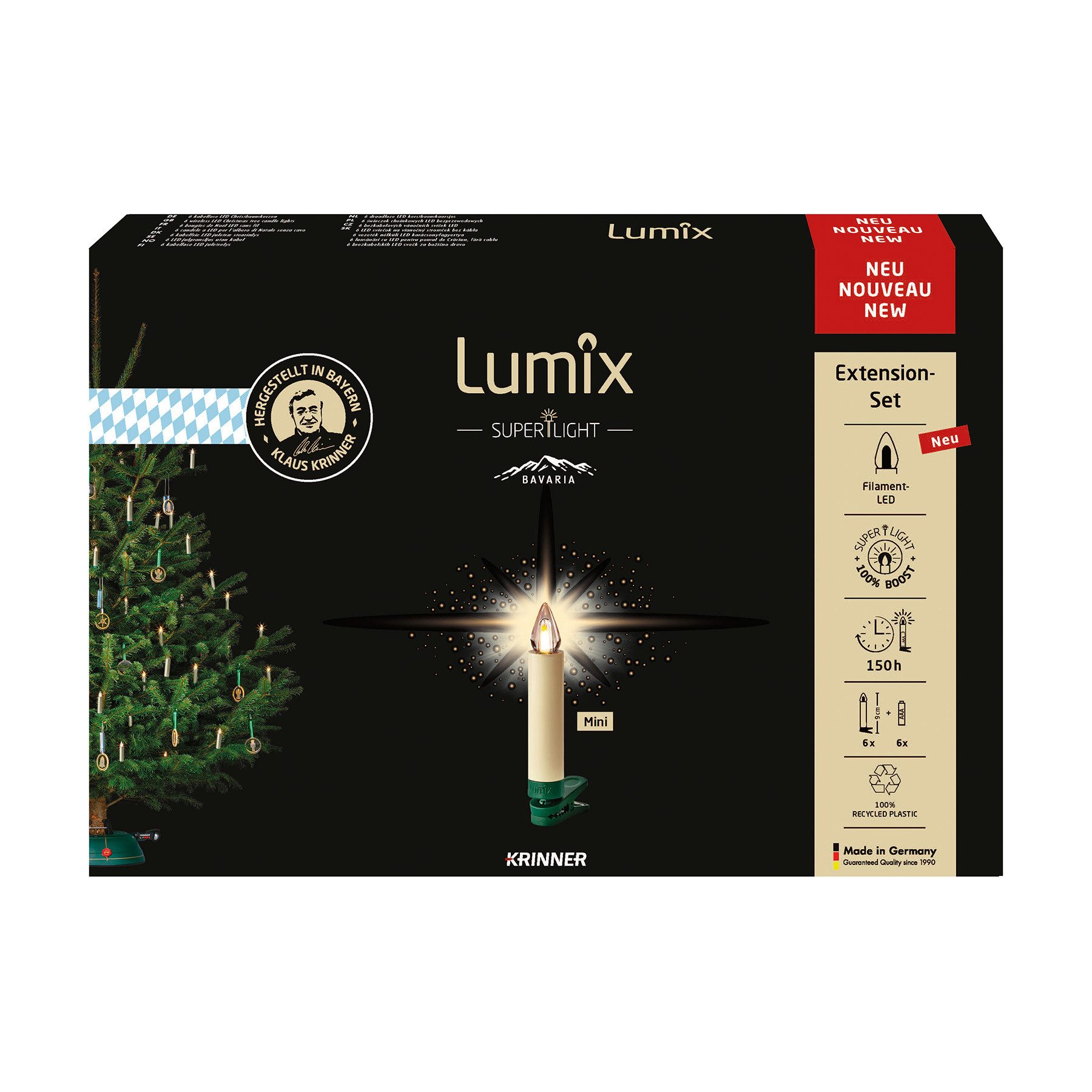 lumix LED-Christbaumkerzen LUMIX SuperLight Bavaria Flame Mini Erweiterung günstig online kaufen