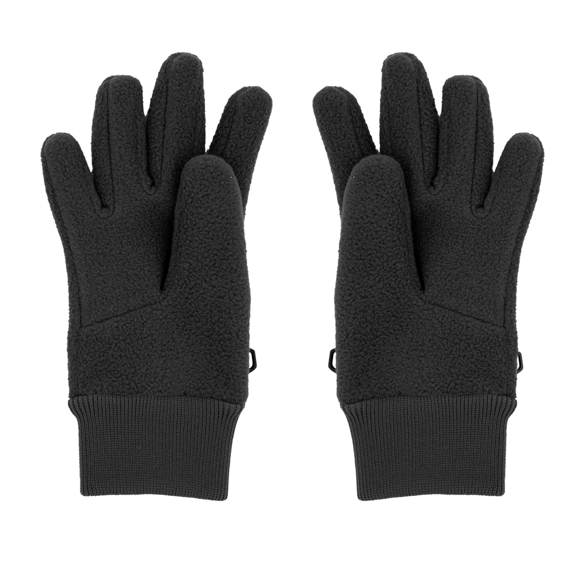 MAXIMO Fleecehandschuhe (1 Paar) Boucle-Optik, Strickbündchen, basic, weich, für alle Aktivitäten