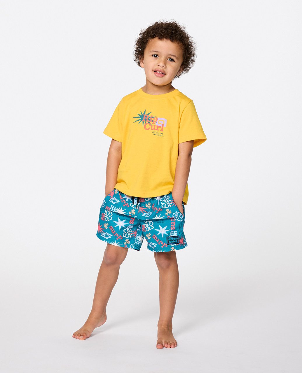 Rip Curl T-Shirt Let's See The Waves T-Shirt Kinder (1-8 Jahre)