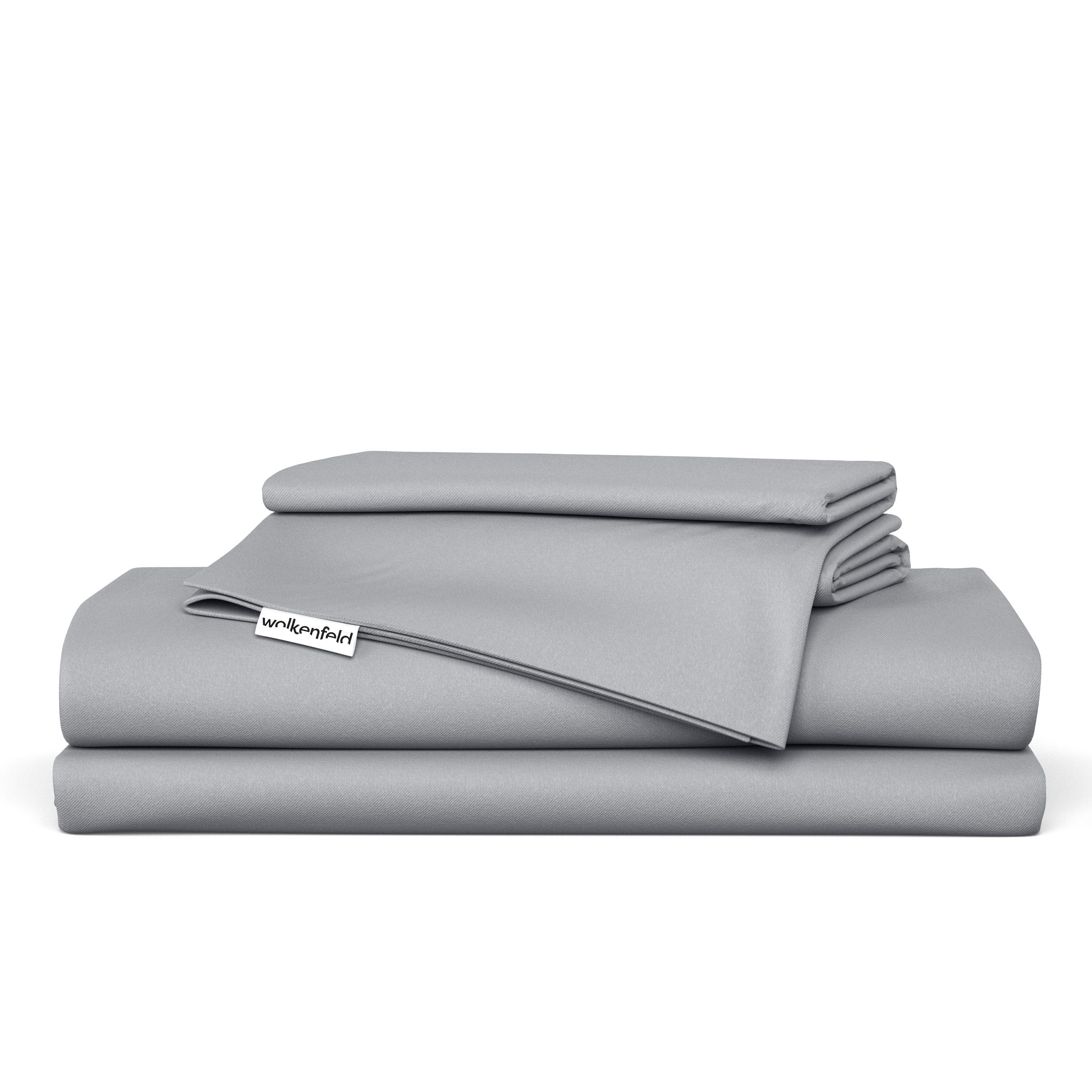 Wolkenfeld Bettwäsche Sommer-Bettwäsche Mako-Satin Baumwolle, Mako-Satin, günstig online kaufen