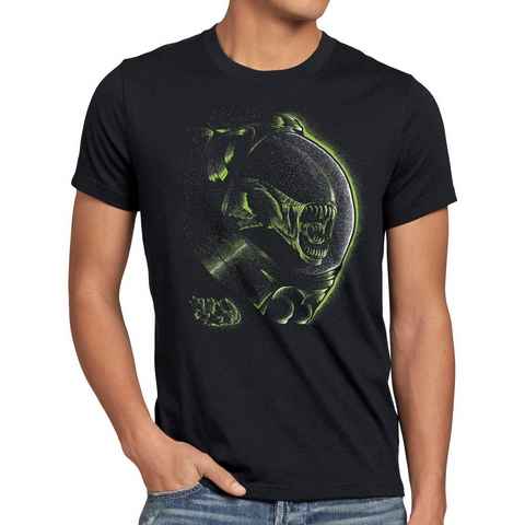 style3 Print-Shirt Herren T-Shirt Alien Nightmare xenomorph ripley Horror Sci-Fi Film Kino ridley