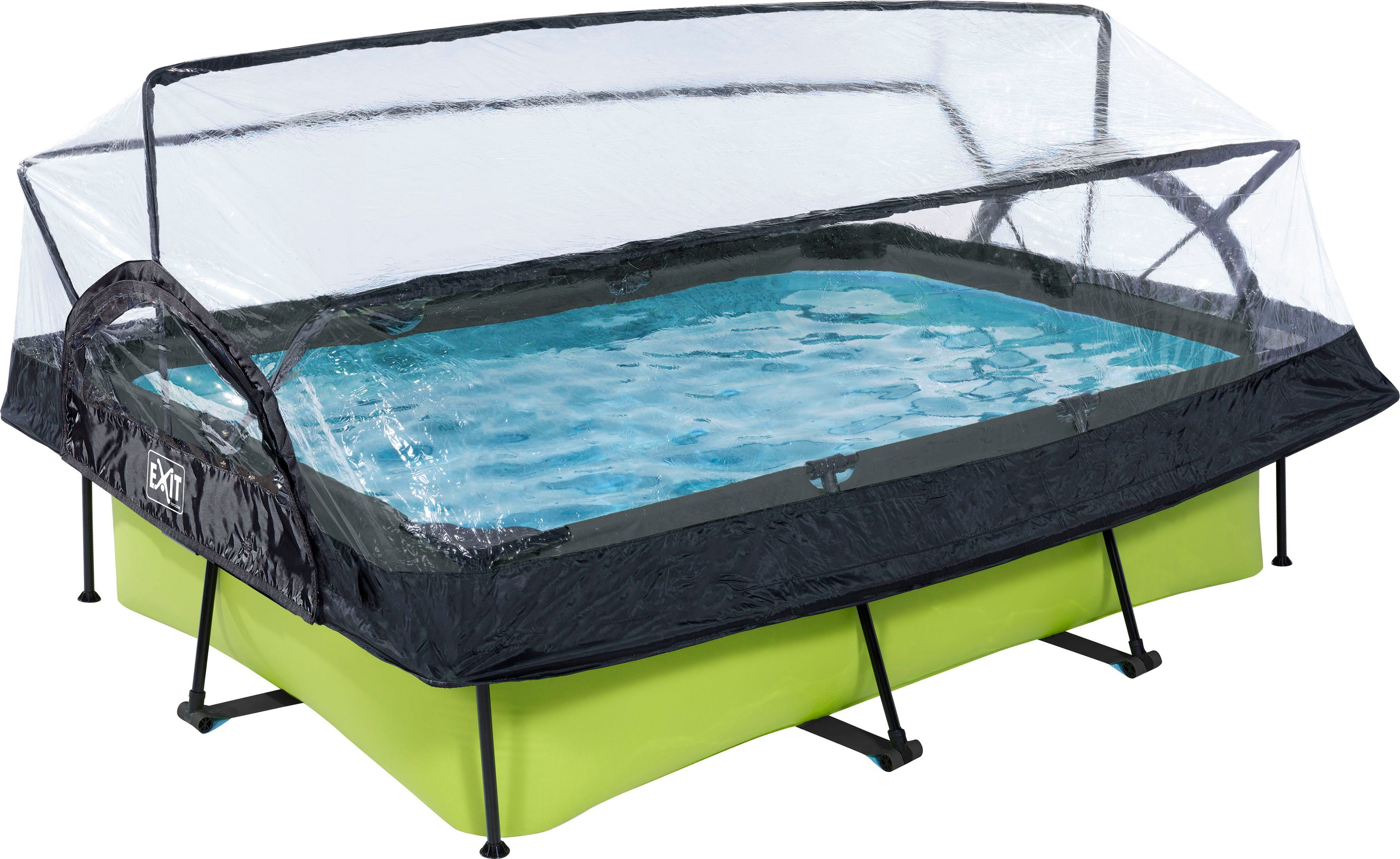 EXIT Framepool (Set, 3-tlg), BxLxH: 150x220x65 cm, mit Kartuschenfilter und Abdeckung