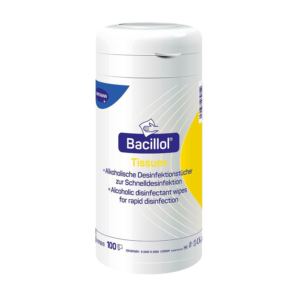 HARTMANN Bacillol® Tissues, Alkoholische Desinfektionstücher Reinigungstücher