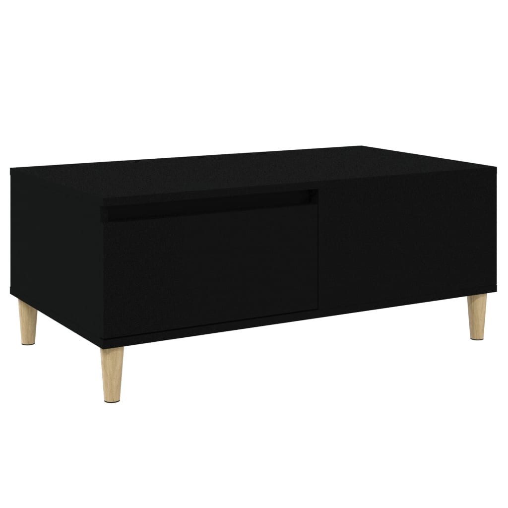 Couchtisch Couchtisch Schwarz 90x50x36,5 cm Holzwerkstoff