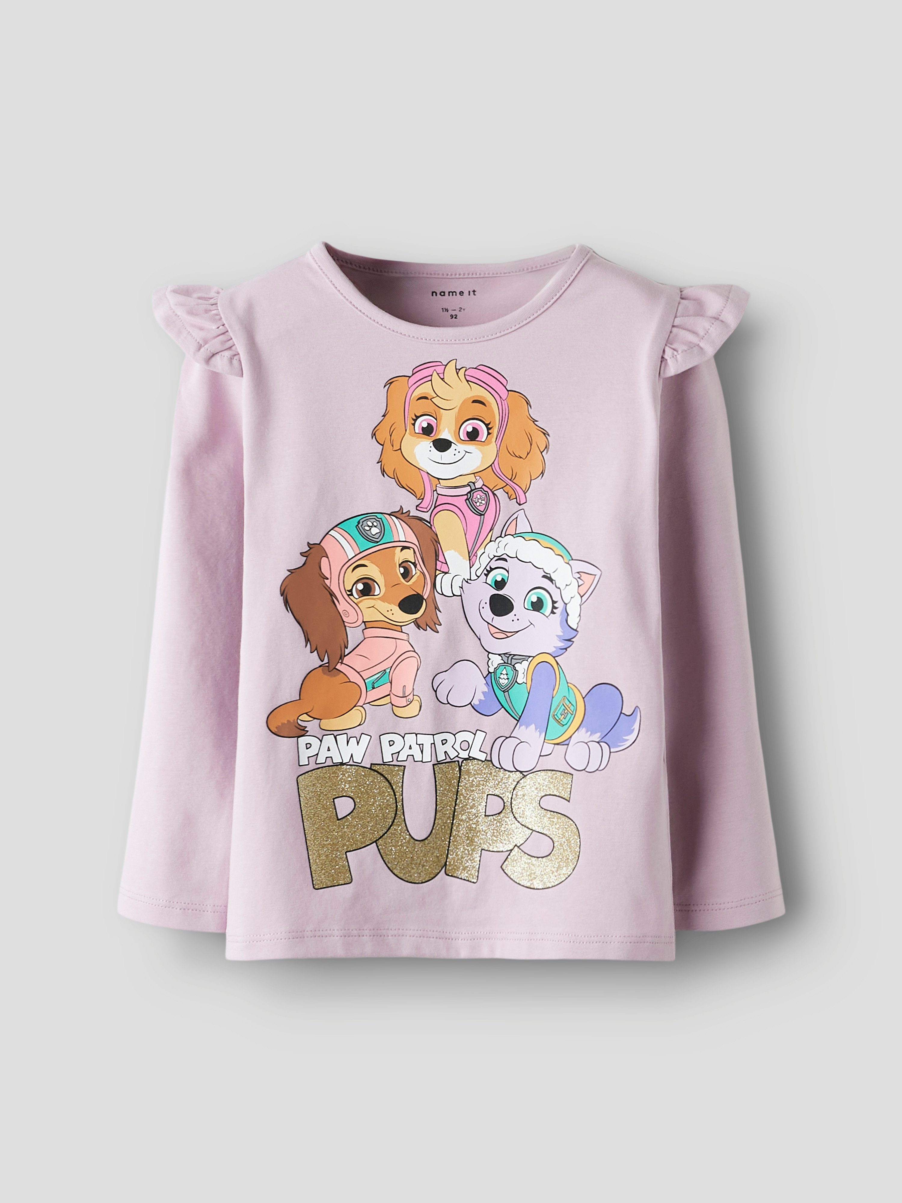 Name It Langarmshirt NMFJABA PAW LS TOP NOOS CPLG
