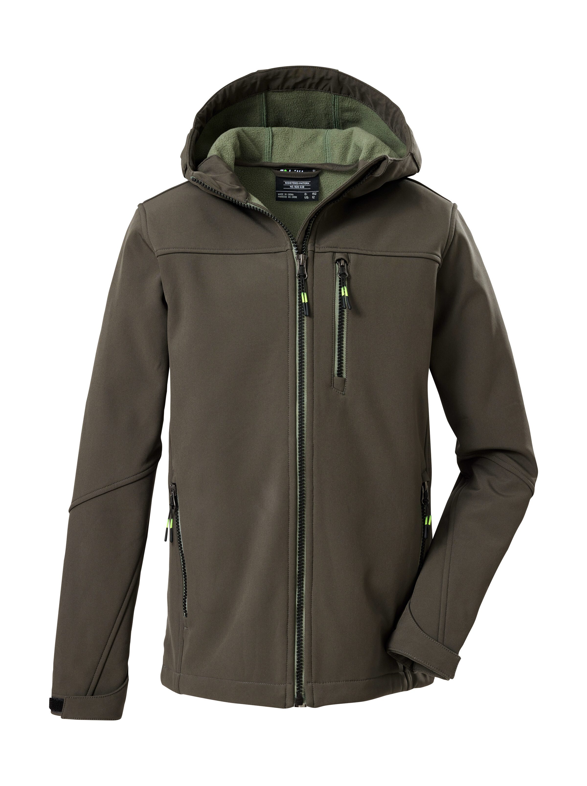 Killtec Softshelljacke Jungen Softshelljacke Wasserabweisende Softshelljacke mit Fleece und verstellbaren Details