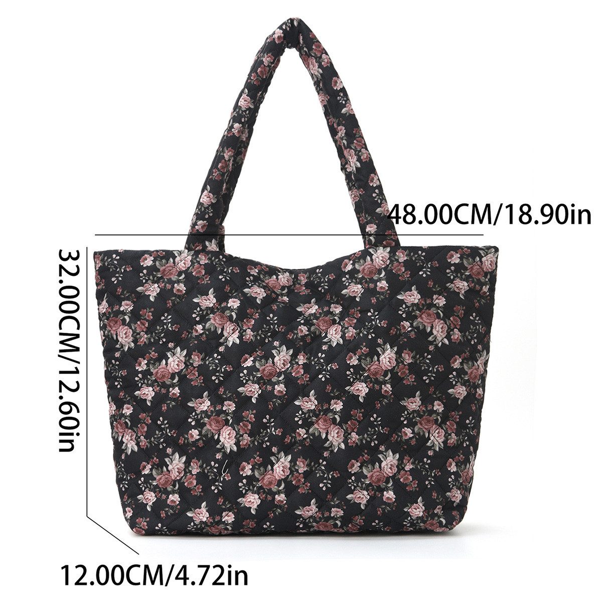 nsihing Schultertasche Handtasche Damen Arbeitstasche Puffer Shopper Tasche Tote Bag (Leicht Handtaschen, Laptoptasche Lehrertasche Schultasche), für Uni Arbeit Reise Shop Schule