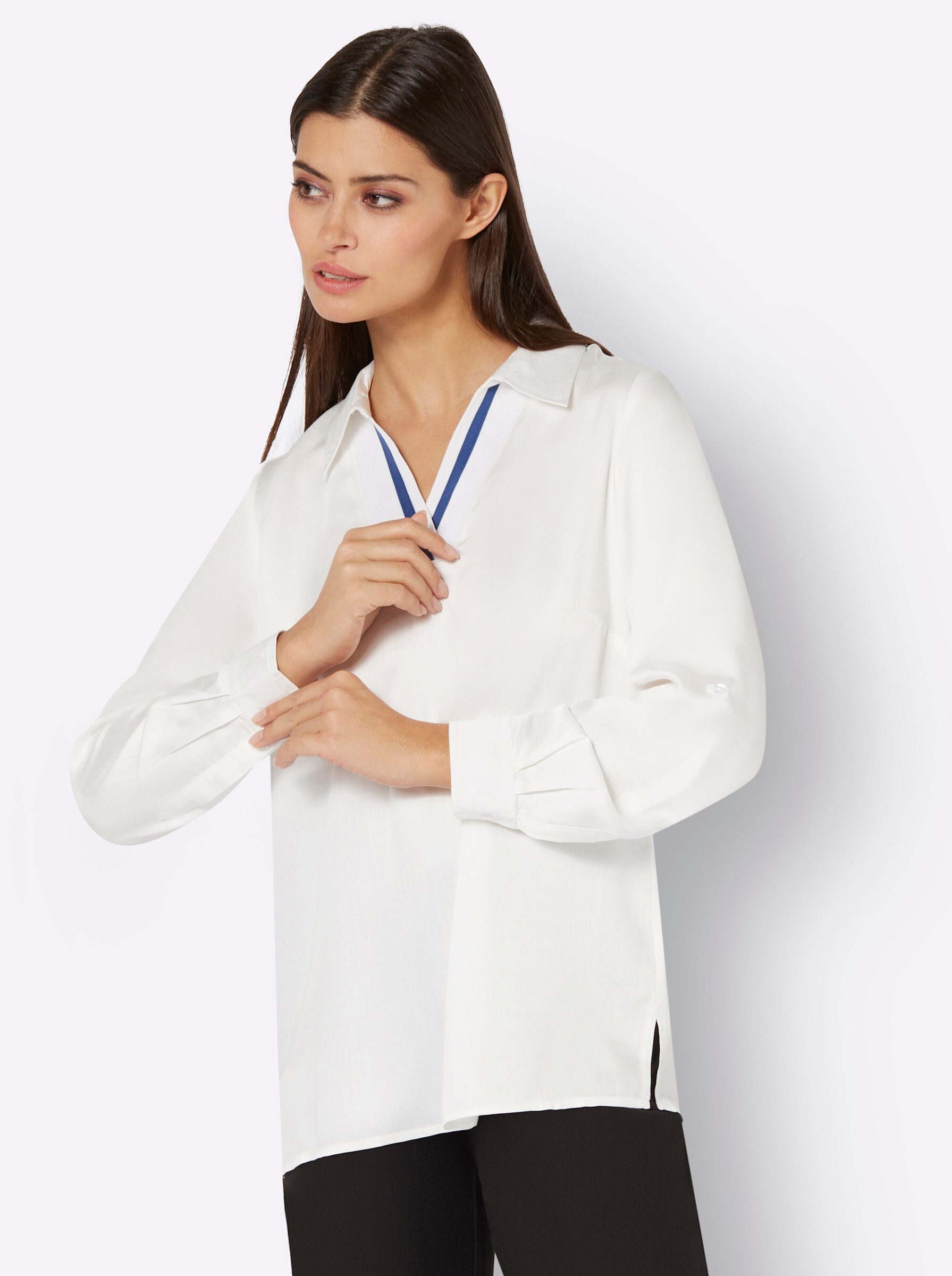 creation L Klassische Bluse Schlupfbluse . günstig online kaufen