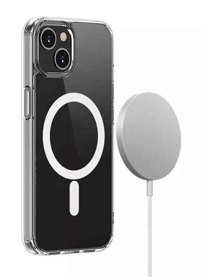 OLi Handyhülle Magnetisch Hülle für iPhone 14 Pro für MagSafe Kabellosem Laden, 6.1 Zoll, für iPhone 14 Plus
