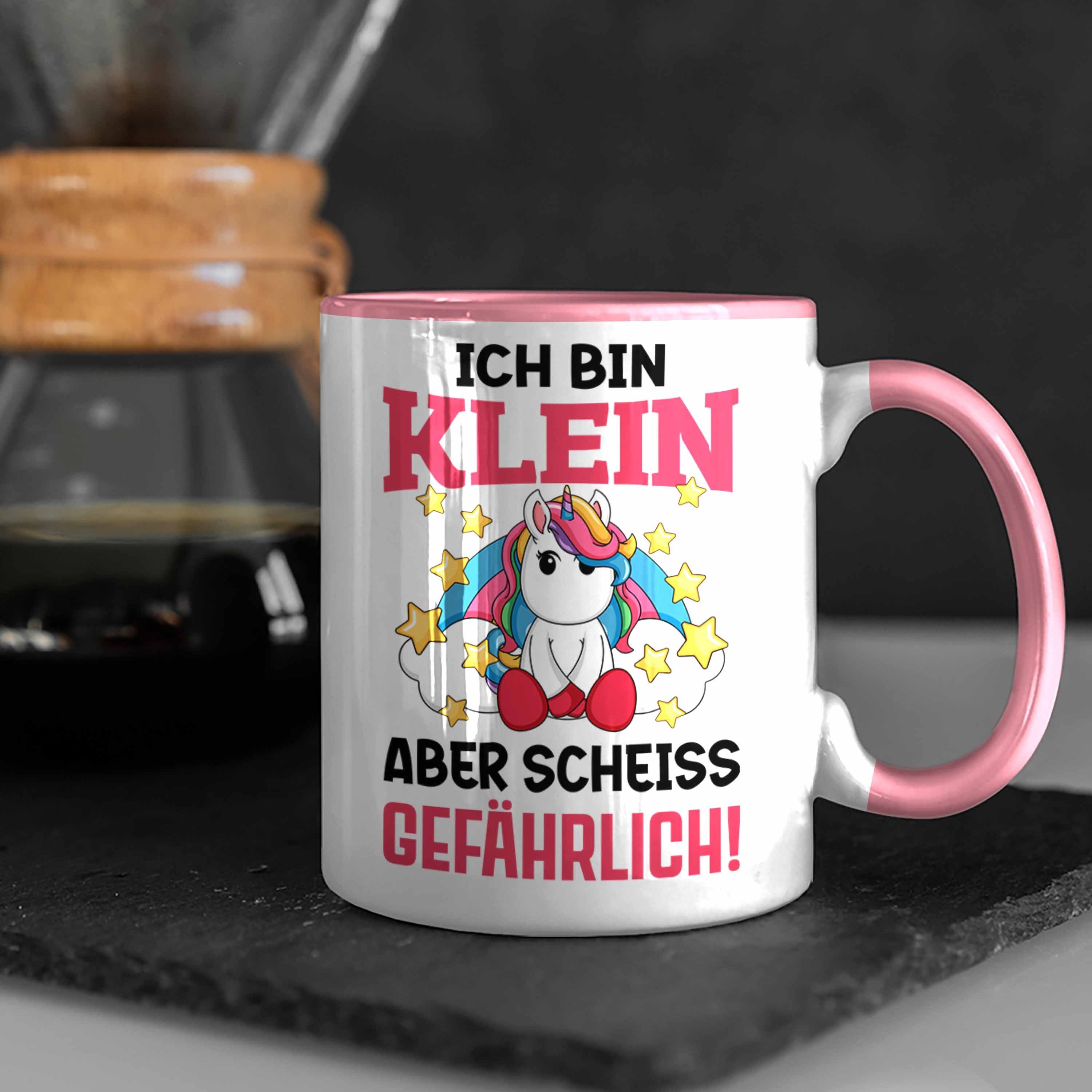 Tasse Gefährlich Spruch Einhorn Sch Aber Rosa Trendation Geschenkidee - Trendation Tasse Lustige mit Klein Einhornfans