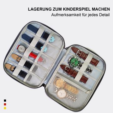 MAGICSHE Uhrenbox Aufbewahrungstasche für Uhrenarmband, Kompatibel mit allen Uhrenarmbändern und Zubehör