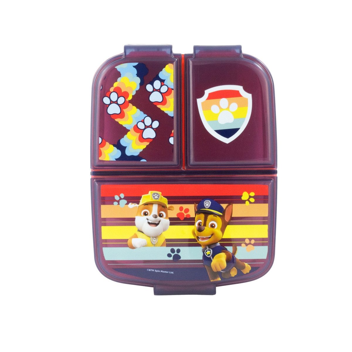 p:os Lunchbox Brotdose PAW PATROL Junge dreigeteilt
