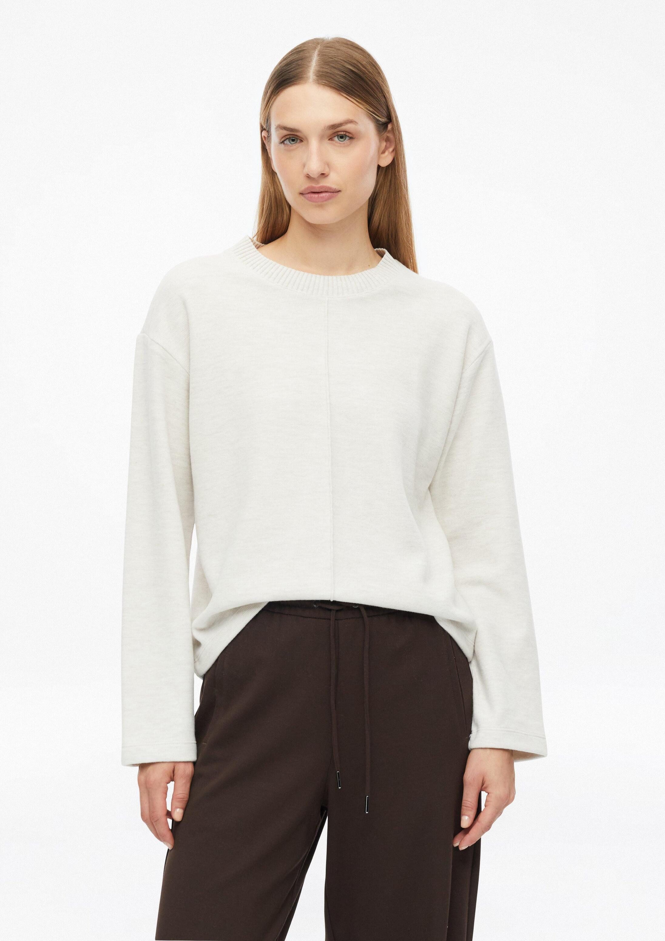 s.Oliver Sweatshirt Sweatshirt Angerautes Sweatshirt im Relaxed Fit