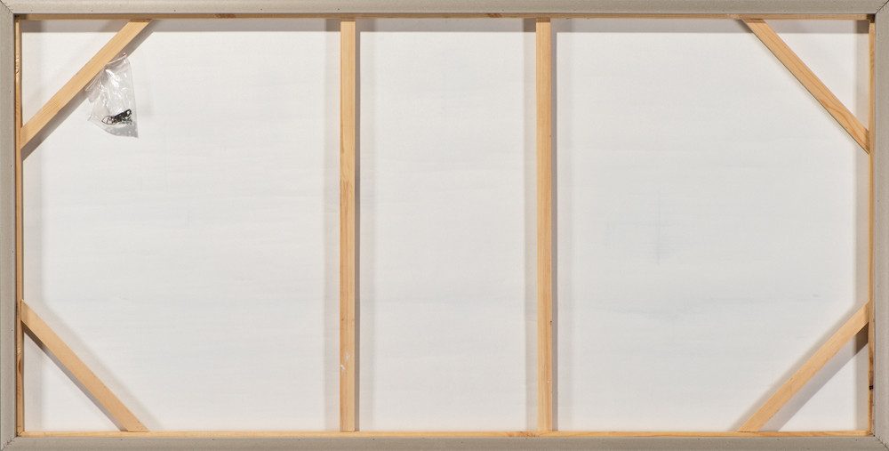 ArtUniverse Gemälde Warme Farbmelodie 72,5x142,5 cm, Abstrakte Farbmelodie