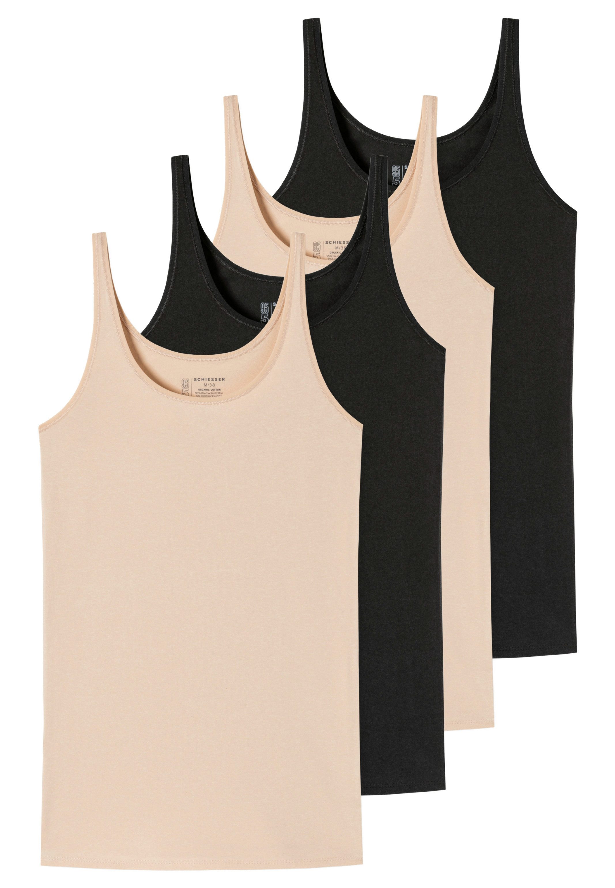Unterhemd 4er Pack 95/5 Organic Cotton