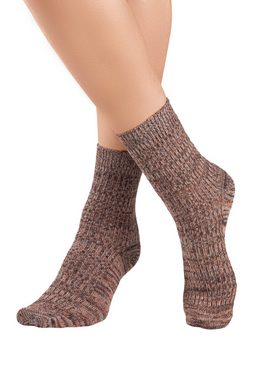 LASCANA Socken (5-Paar) gestrickt mit farbigen Garnen