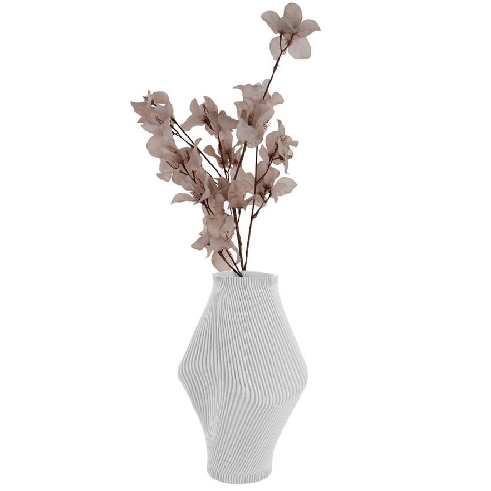 Present Time Dekovase Vase Twisted Rib Weiß Large