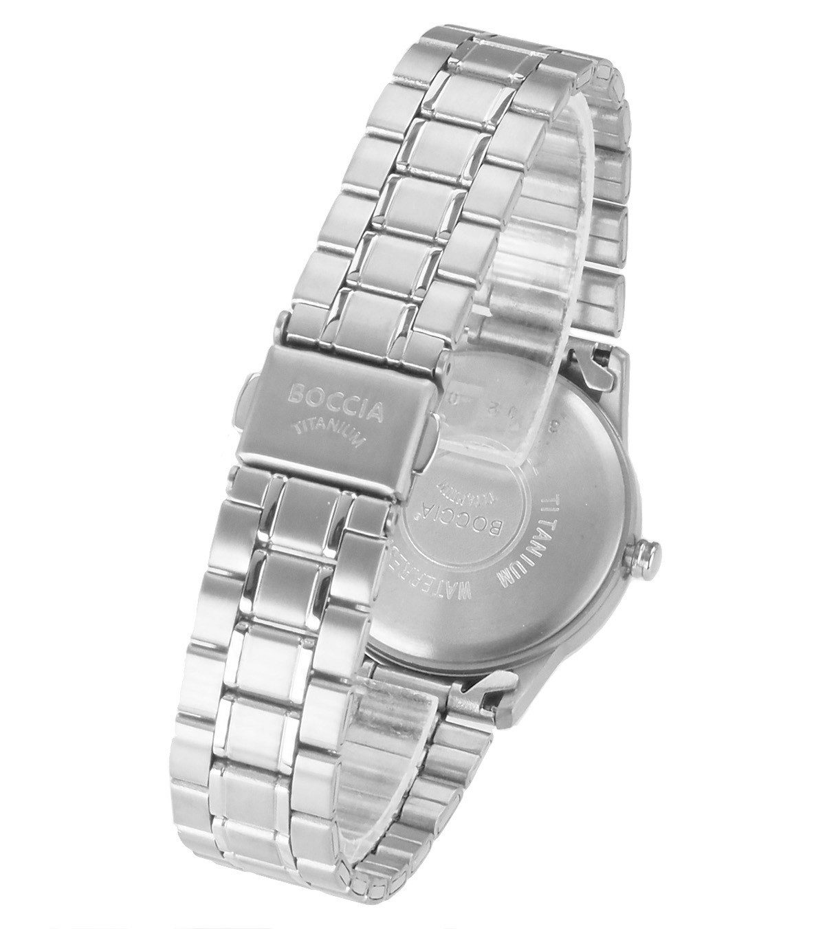 Boccia Quarzuhr Boccia Quarzuhr 3302-02, (Silber)