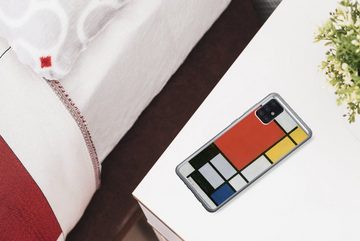 MuchoWow Handyhülle Komposition 2 in Rot Blau und Gelb - Piet Mondrian, Handyhülle Samsung Galaxy A52 5G, Smartphone-Bumper, Print, Handy
