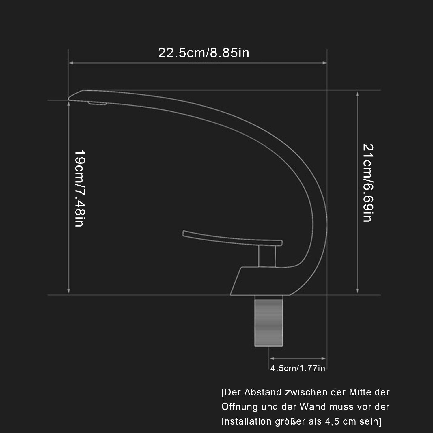 HAUSS SPOLE Waschtischarmatur Waschtischarmatur Armatur Einhebelmischer, ma günstig online kaufen