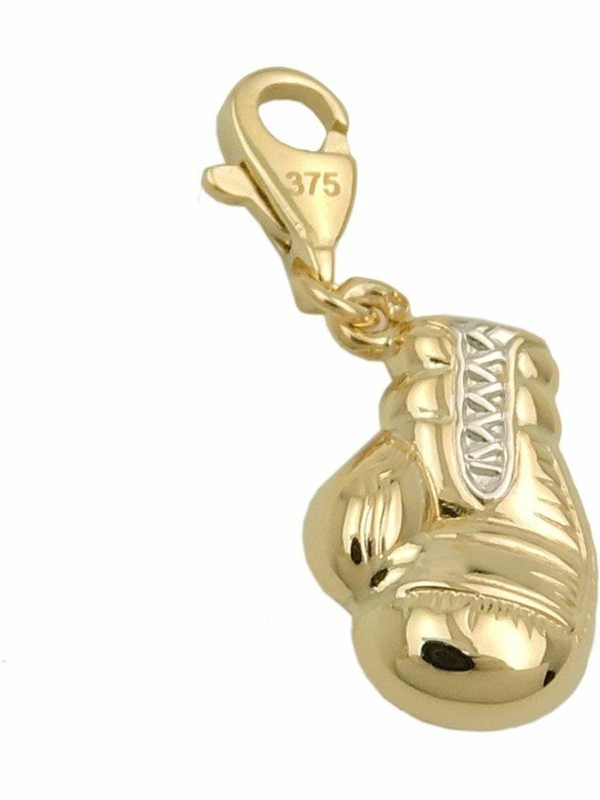 Charm-Einhänger 14x10mm Charm Boxhandschuh bicolor 9 günstig online kaufen