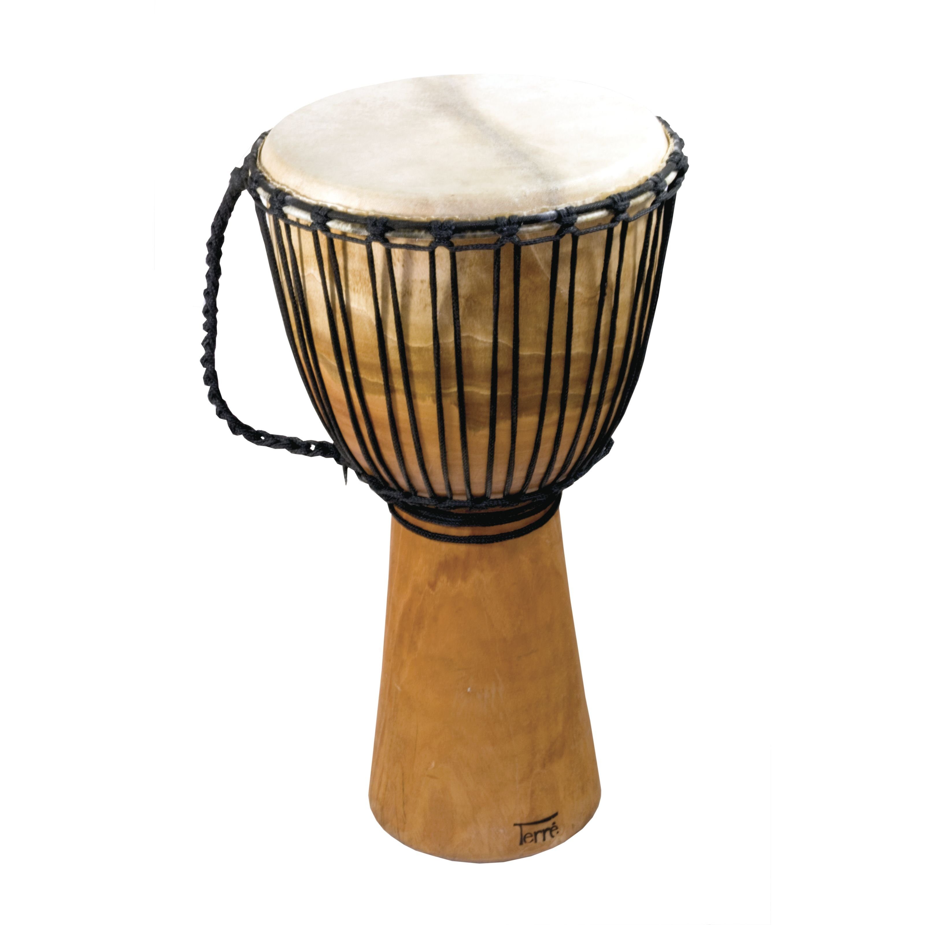 Terré Djemben,Standard-Djembe, natur,groß H: 65cm x30-33cm, Standard-Djembe, natur,groß H: 65cm x30-33cm - Djembe