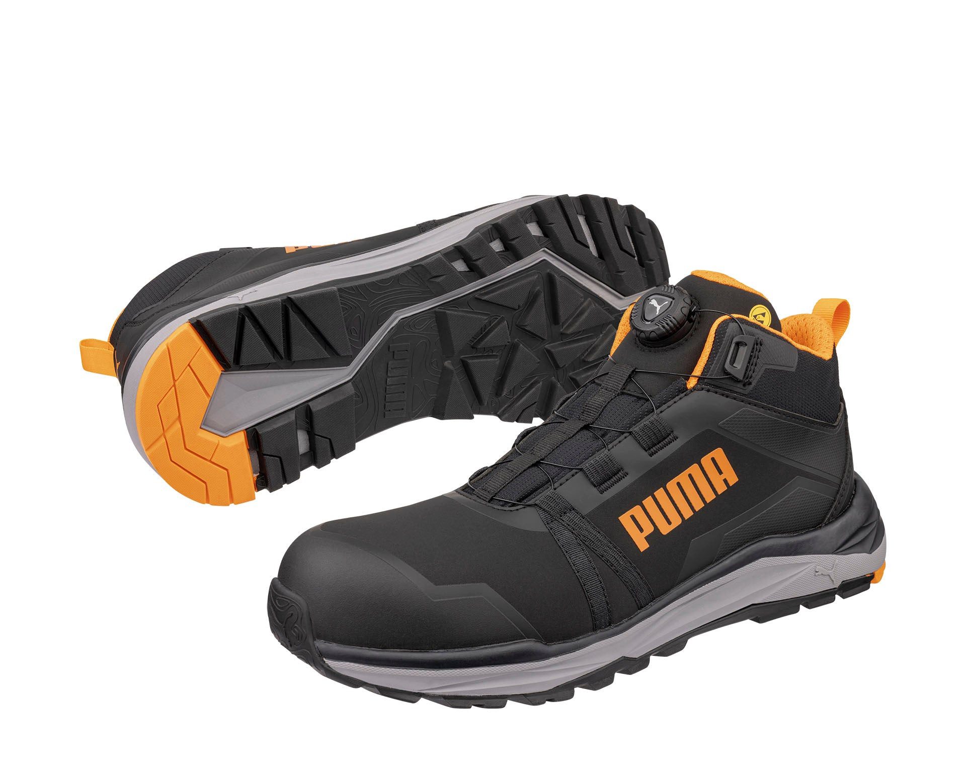 PUMA Safety PUMA SAFETY KANYON MID DISC Sicherheitsschuh S3S ESD Sicherheitsschuh Rutschhemmende Laufsohle
