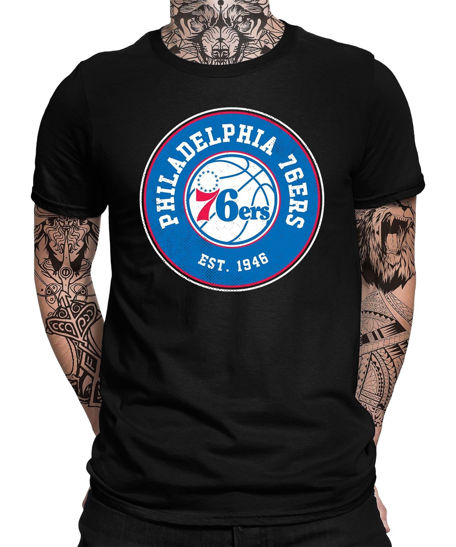 Formatee Kurzarmshirt Team Philadelphia NBA (1-tlg) - Basketball 76ers Quattro Basketbal