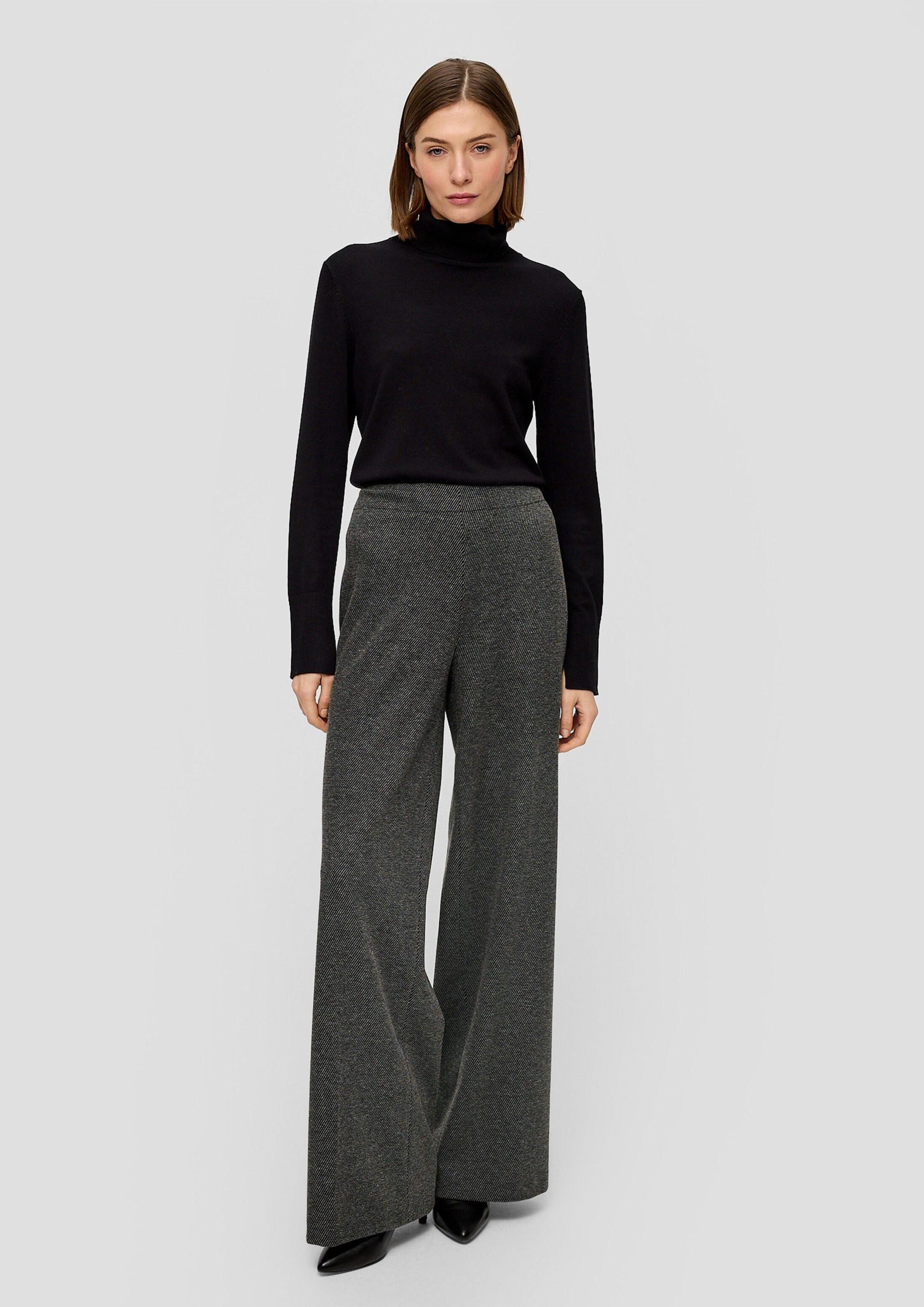 s.Oliver Chinos Hose Hose mit Wide Leg