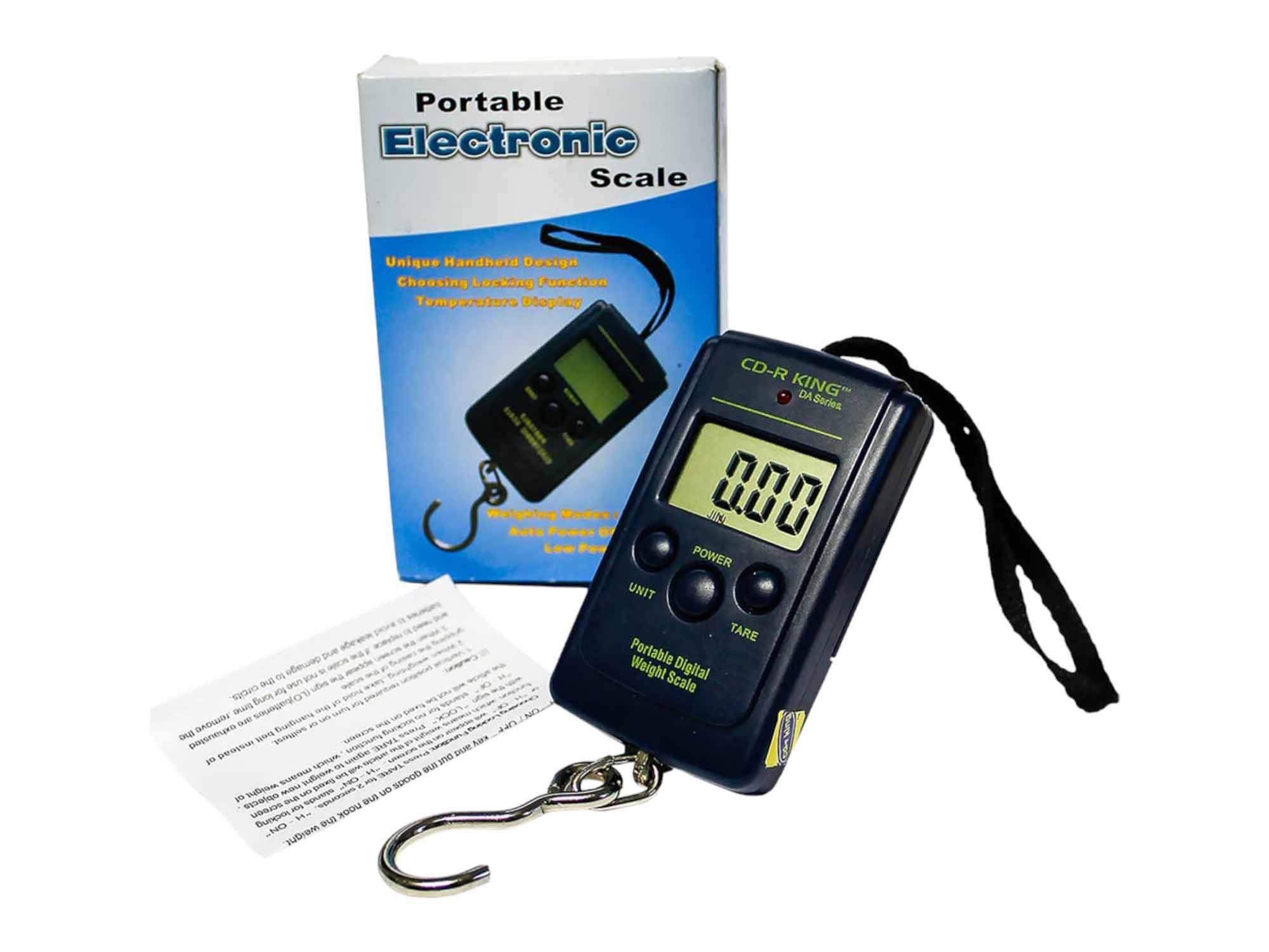 Linder Exclusiv GmbH Kofferwaage, Tragkraft 40.00 kg, (1-tlg), bis 40kg LCD Display Tara- und Summenfunktion