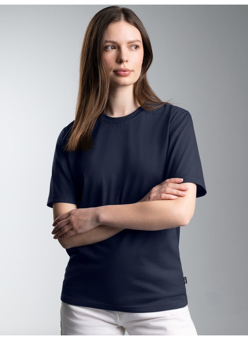 Trigema T-Shirt TRIGEMA T-Shirt aus 100% Baumwolle (1-tlg)