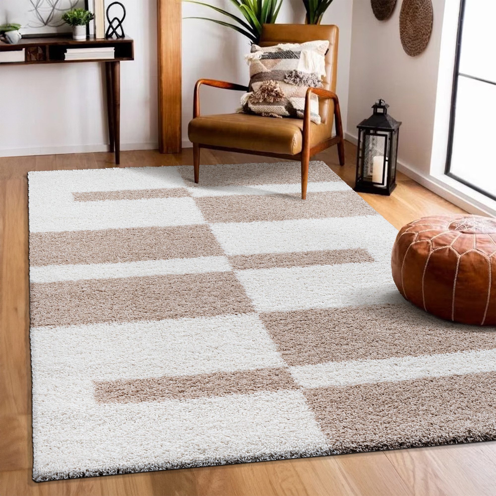 Sanat Hochflor-Teppich Milano 1254, rechteckig, Höhe: günstig online kaufen
