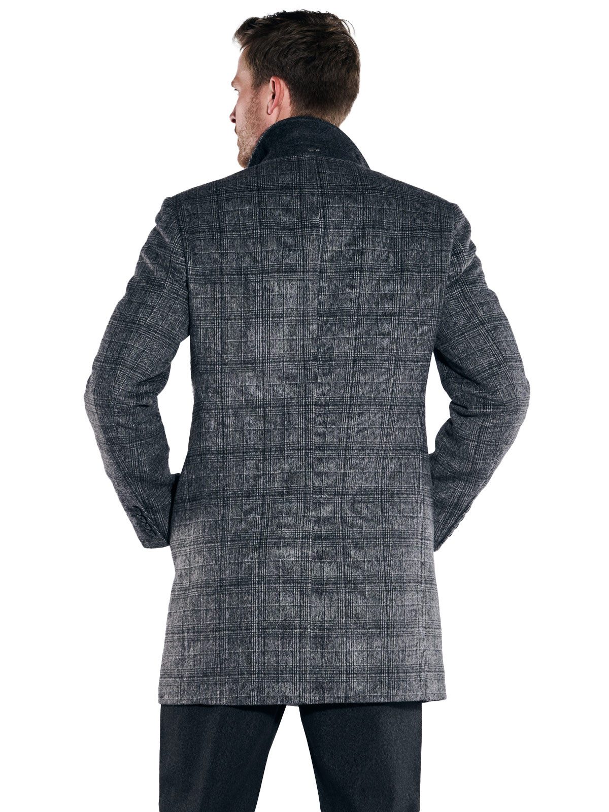 Engbers Kurzmantel engbers Herren Mantel mit herautrennbarem Inlet, Anthraz günstig online kaufen