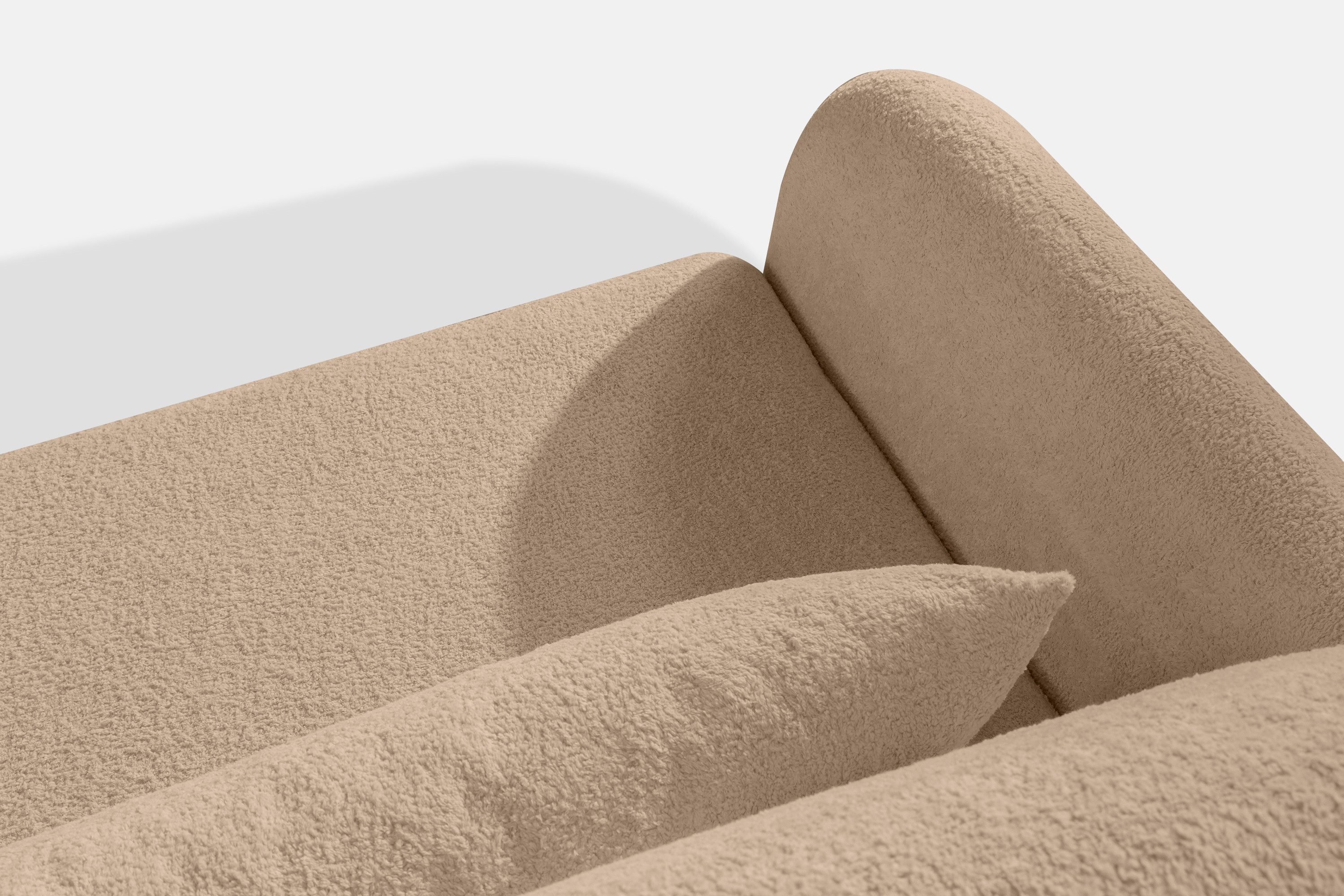 KONSIMO® 3-Sitzer Sofa CALICO Schlafsofa, Modern, Einzelsofa, hergestellt in der EU, Liegefläche: 192 cm x 155 cm, 2 Lendenkissen, mit Wellenunterfederung, Bettkasten