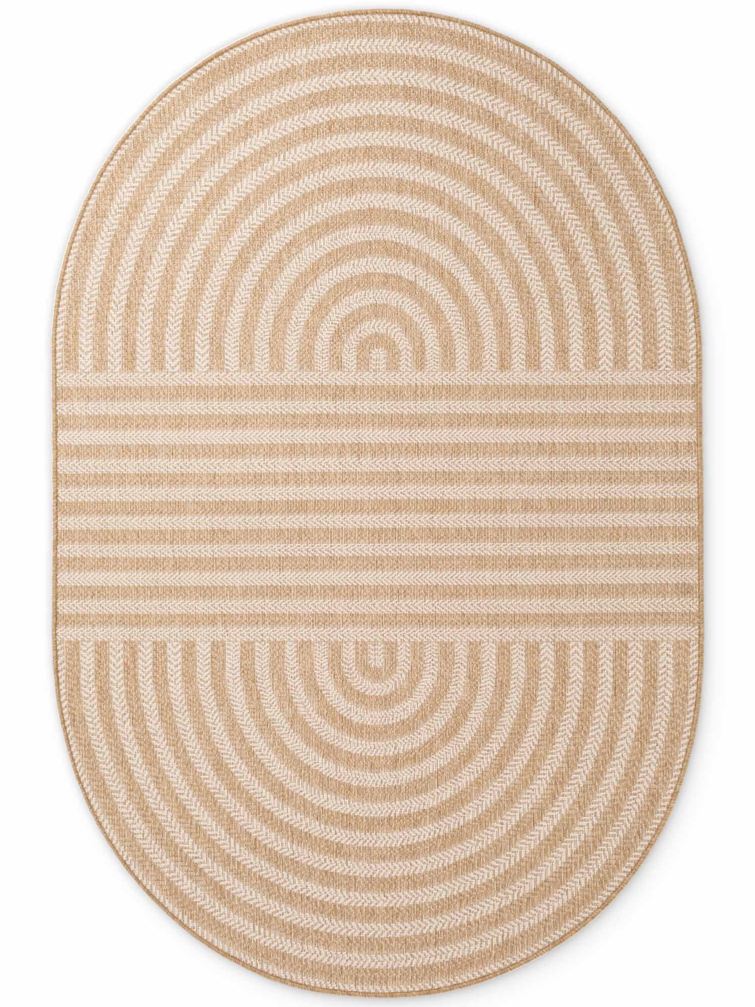 Ted Baker Teppich Woodfield, Wendeteppich, oval, Höhe: 8 mm, Designteppich, Wetterfest, Pflegeleicht, Modern, Wohnzimmer, Terrasse