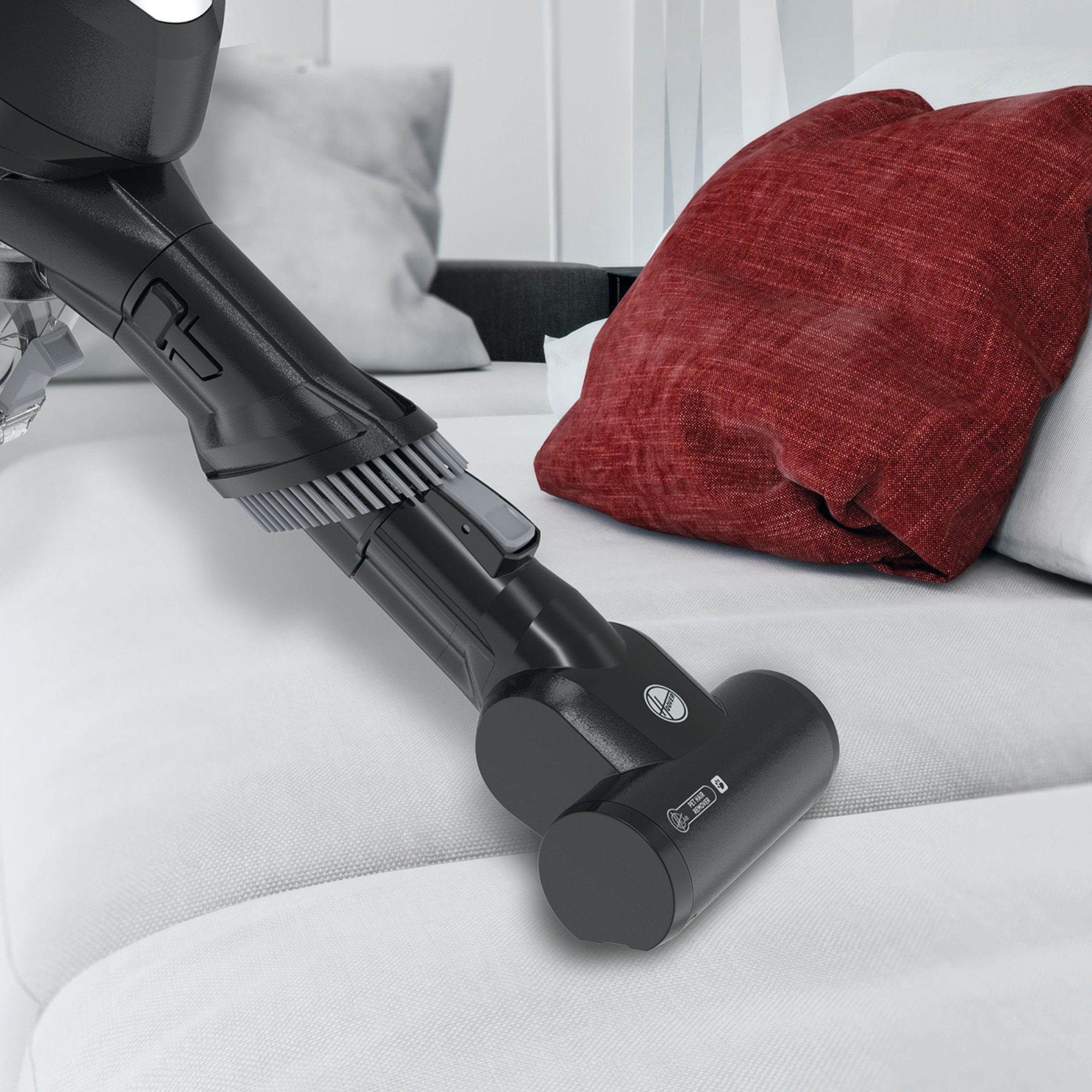 Hoover Akku-Hand-und Stielstaubsauger HF122BPT 011, Beutellos, Multi-Reinigungssystem, bis zu 40 Minuten Laufzeit