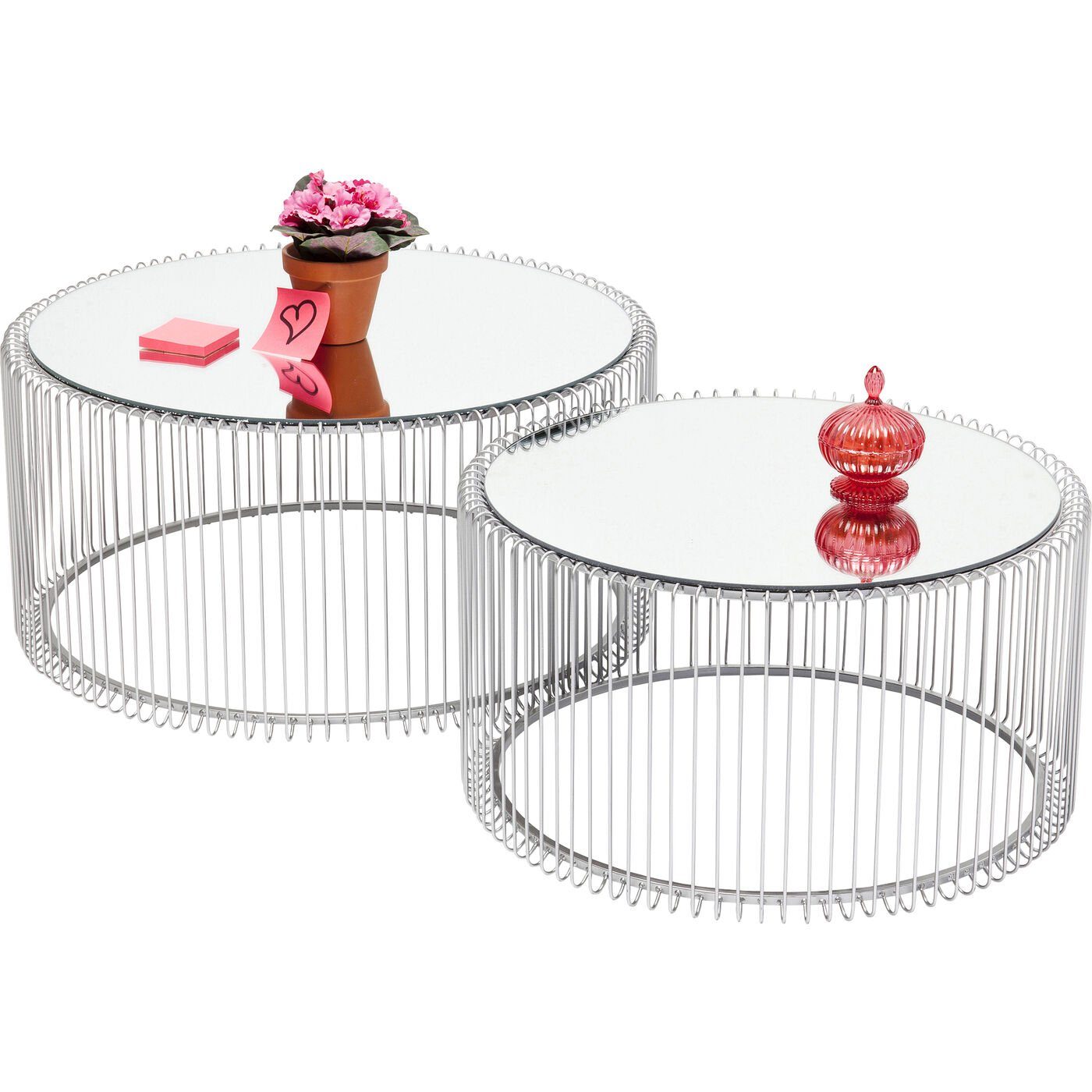 KARE (2er Wire Couchtisch Set)