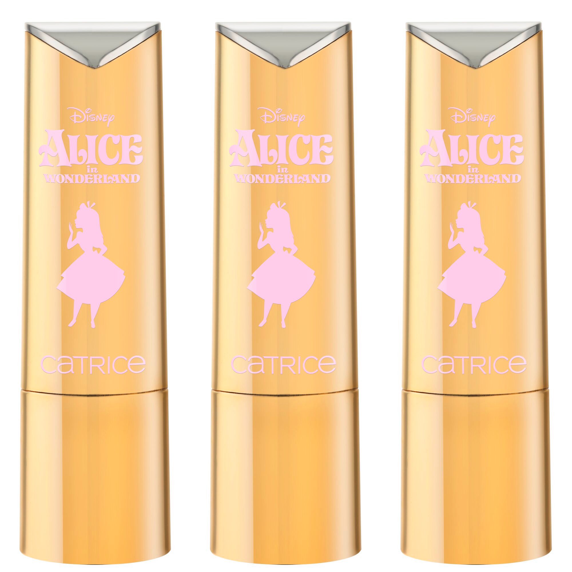 Catrice Lippenbalsam Disney Alice in Wonderland Glow Lip Balm, 3-tlg.